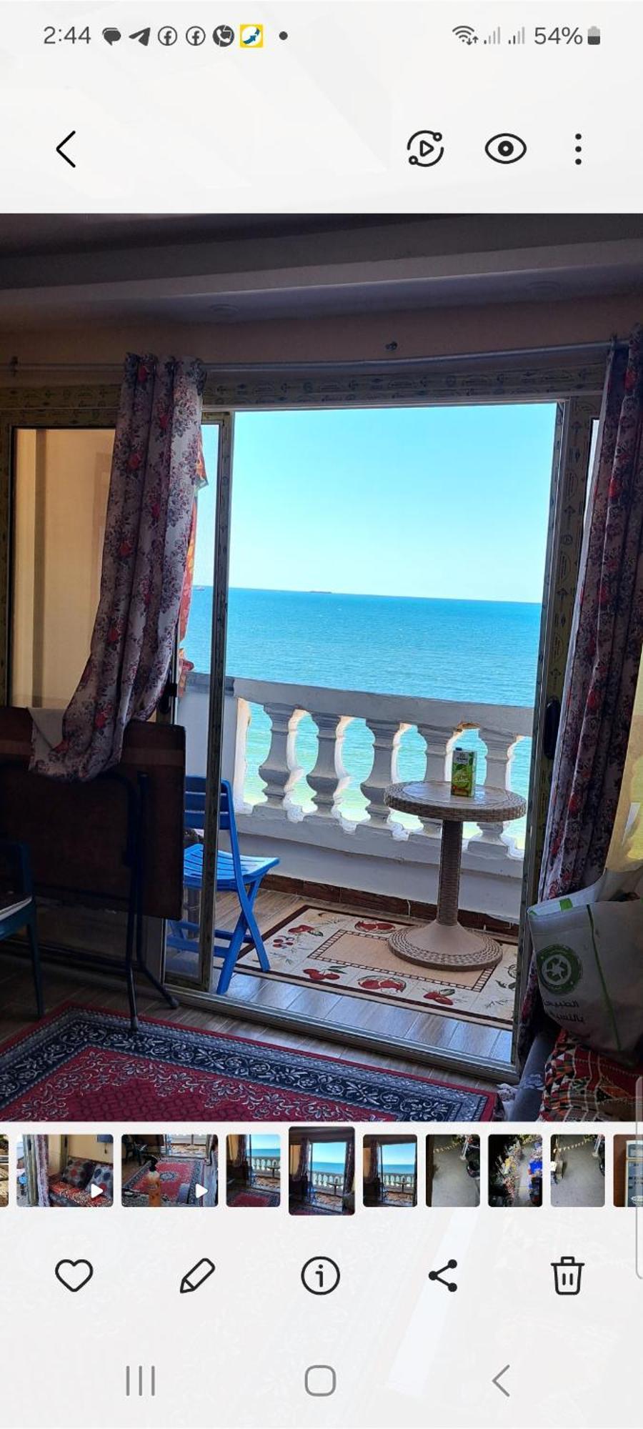 Panorama Apartment Overlooking Alexandria Sea with free wifi شقة تطل على البحر مباشرة في أبوتلات الساحل الشمالي المظهر الخارجي الصورة